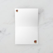 Kerstmis met Sleigh Topiary Feestdagen Kaart (Binnen)