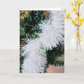 Kerstmis met slinger kaart (Gele Bloem)