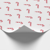 Kerstmis met snoepsuikerriet cadeaupapier (Hoek)