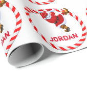 Kerstmis met speciaal kerstcadeaubonet cadeaupapier (Rol Hoek)