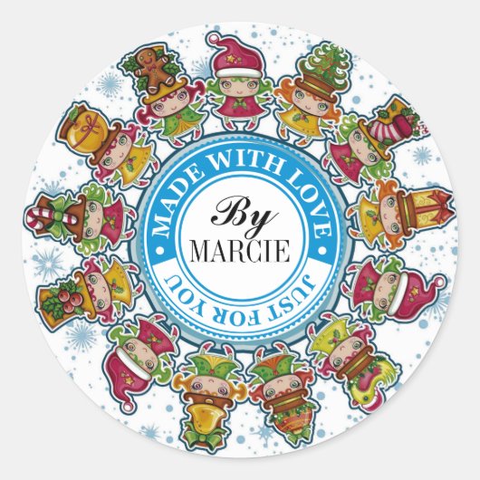 Kerstmis met Sticker van de Liefde - SRF (Voorkant)