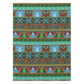 Kerstmis met Sweater Pattern Reindeer Holiday Tafelkleed (Voorkant)