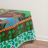 Kerstmis met Sweater Pattern Reindeer Holiday Tafelkleed (Voorbeeld)