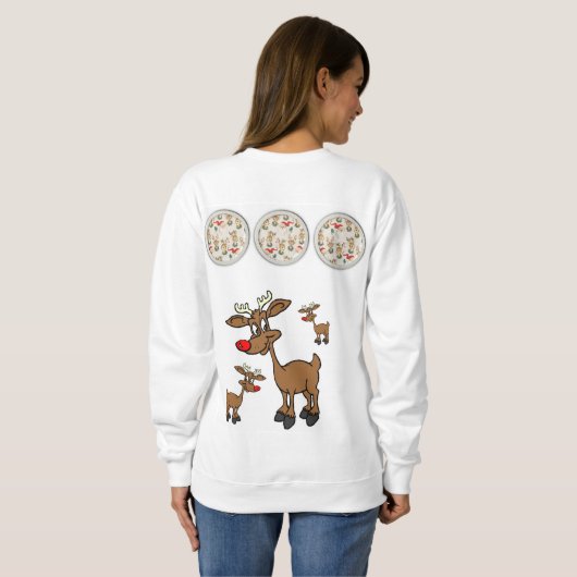 Kerstmis met sweatshirt (Achterkant volledig)