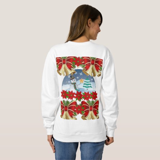 Kerstmis met sweatshirt (Achterkant volledig)