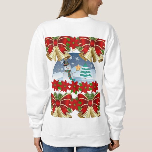 Kerstmis met sweatshirt (Achterkant)