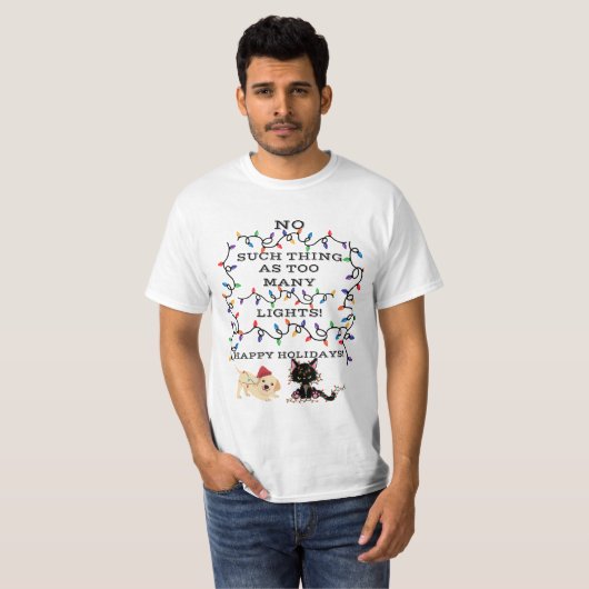 Kerstmis met T-shirt (Voorkant volledig)