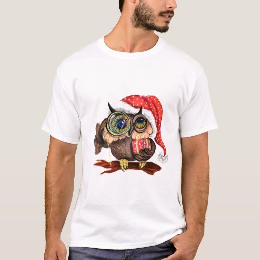 Kerstmis met T-Shirt Baby Owl Gift - Fun (Voorkant)