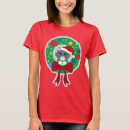 Kerstmis met T-shirt voor dames
