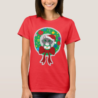Kerstmis met T-shirt voor dames