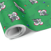 Kerstmis met Terriers Cadeaupapier (Rol Hoek)