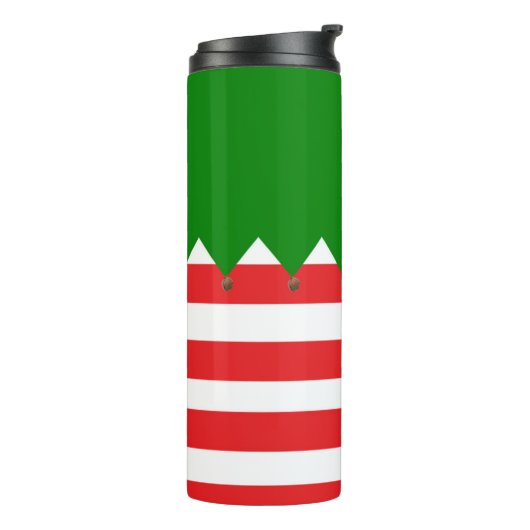 Kerstmis met thermisch tumbler thermosbeker (Gedraaid links)