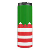 Kerstmis met thermisch tumbler thermosbeker (Achterkant)