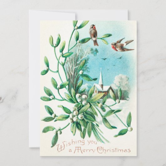 kerstmis met u (1910) feestdagenkaart (Voorkant)