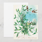 kerstmis met u (1910) feestdagenkaart (Voorkant / Achterkant)