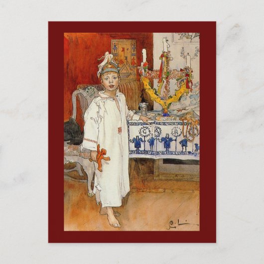 Kerstmis met Ulf 1894 Feestdagenkaart (Voorkant)