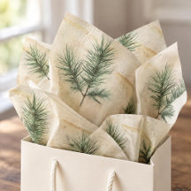 Kerstmis met vintage waterverf dennen tak bos deco