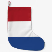 Kerstmis met vlag van Nederland Kleine Kerstsok (Voorkant)