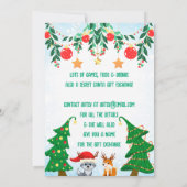 Kerstmis met Vos & Wolf Kaart (Achterkant)