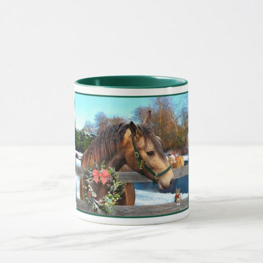 "Kerstmis met vrienden" Mok (Midden)