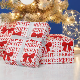 Kerstmis met vrolijke en heldere rode geruite stri cadeaupapier