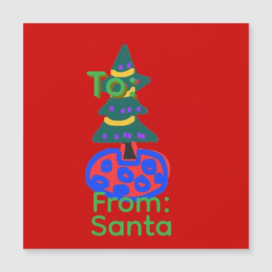 Kerstmis met vrolijke groene naam (Voorkant)