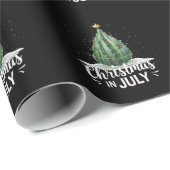 Kerstmis met watermeloen in de zomer van juli cadeaupapier (Rol Hoek)