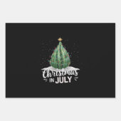 Kerstmis met watermeloen in de zomer van juli inpakpapier vel (Voorkant)