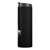 Kerstmis met watermeloen in de zomer van juli thermosbeker (Geroteerd rechts)