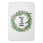 Kerstmis met waterverf badmat (Voorkant Verticaal)