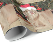 Kerstmis met weimaraner Dog Cadeaupapier (Rol Hoek)