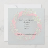 Kerstmis met wietlintje kaart (Achterkant)