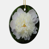  kerstmis met witte pony's keramisch ornament (Rechts)