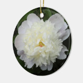  kerstmis met witte pony's keramisch ornament (Links)