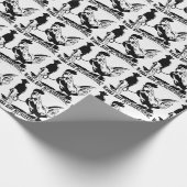 Kerstmis met xmas hanukkah cadeaupapier (Hoek)