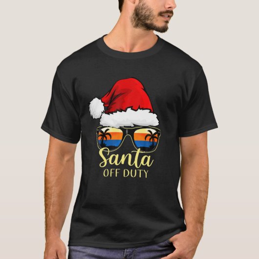 Kerstmis met zonnebril voor kerstmis met kerstmis t-shirt (Voorkant)