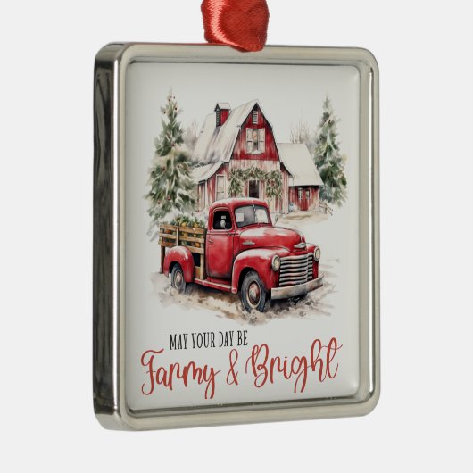 Kerstmis Metalen Ornament (Rechts)