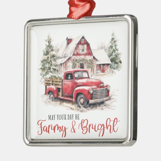 Kerstmis Metalen Ornament (Links)