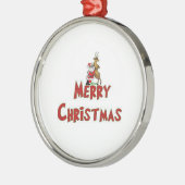 kerstmis metalen ornament (Links)
