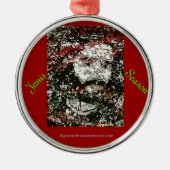 Kerstmis Metalen Ornament (Voorkant)