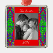 Kerstmis Metalen Ornament (Voorkant)