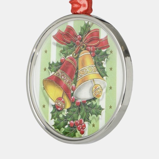 Kerstmis Metalen Ornament (Links)