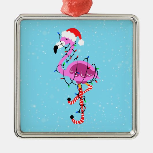 Kerstmis Metalen Ornament (Voorkant)