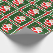 Kerstmis mevrouw Claus Cadeaupapier (Hoek)