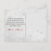 Kerstmis Michigan Buffalo Pset Feestdagenkaart (Achterkant)