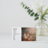 Kerstmis - Mijn eerste Kerstmis Visitekaartje (Staand voorkant)