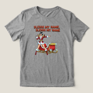 Kerstmis Mijn Naam Kerstfeest Tri-Blend Shirt