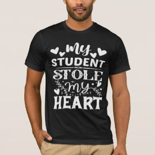 KERSTMIS MIJN STUDENT HEEFT MIJN HART T-SHIRT GEST