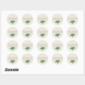 Kerstmis Militaire Bedankje Sticker (Vel)