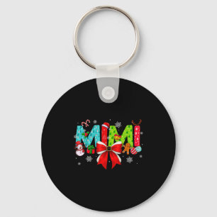 Kerstmis Mimi Coquette Strik Mimi Kerstmis Sleutelhanger